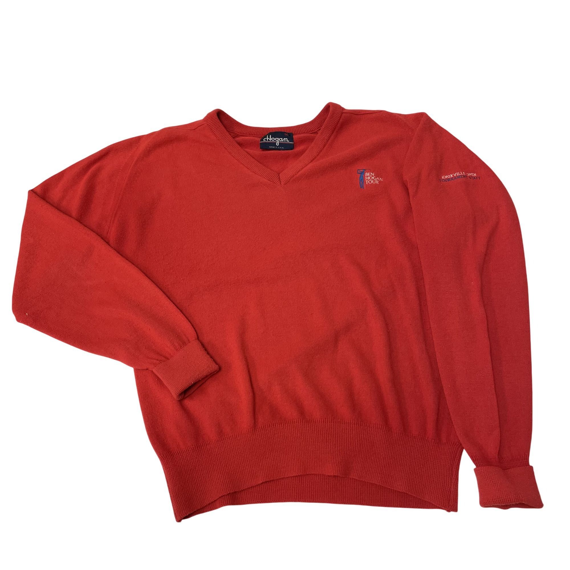 Hogan Vtg Ben HOGAN Tour Knoxville Open Golf TOURNAMENT Sweater Size US M / EU 48-50 / 2 - 8 Thumbnail