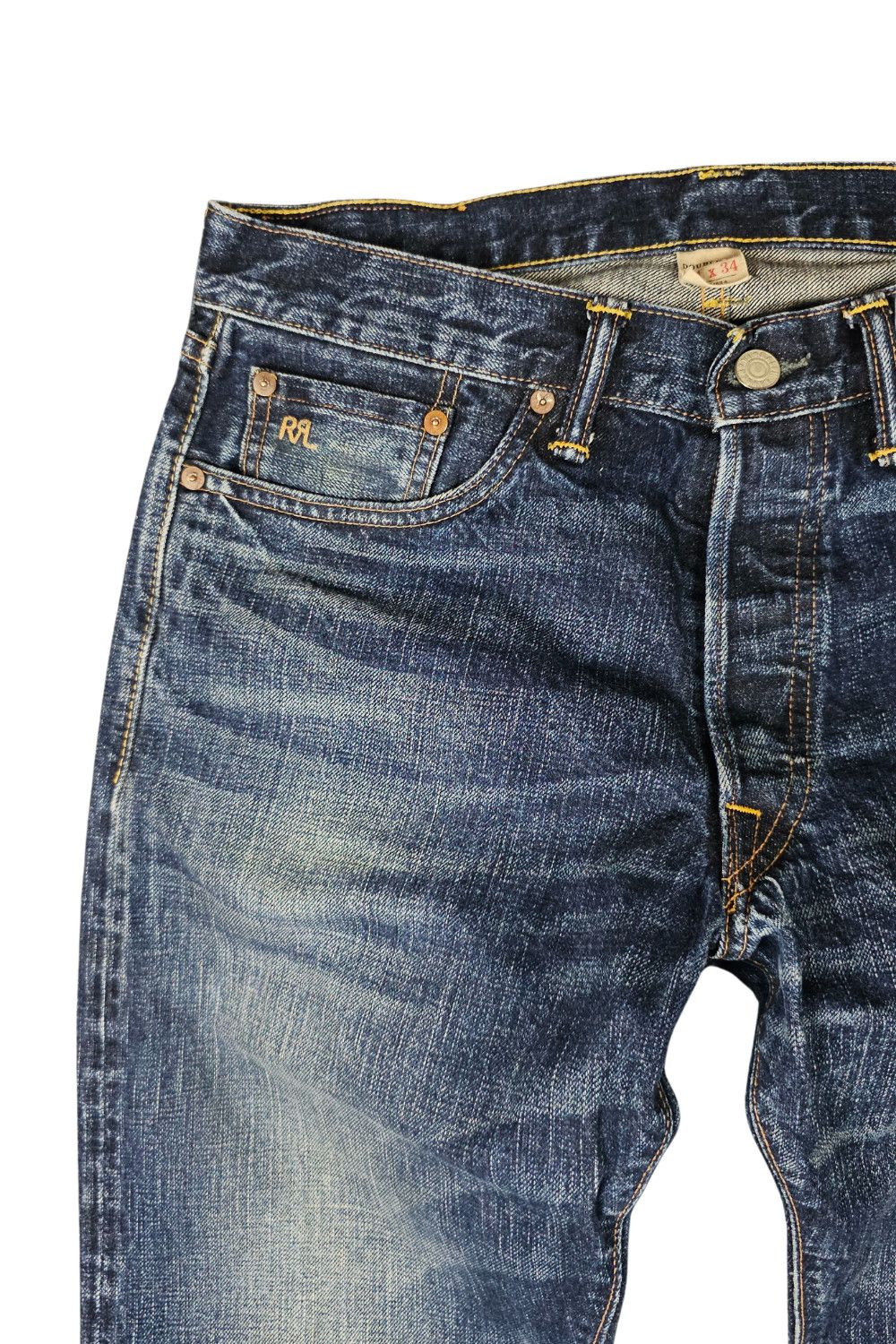 RRL Ralph Lauren RRL Low Straight - 'Milwaukee' - Japan Woven Selvedge Size US 31 - 4 Thumbnail