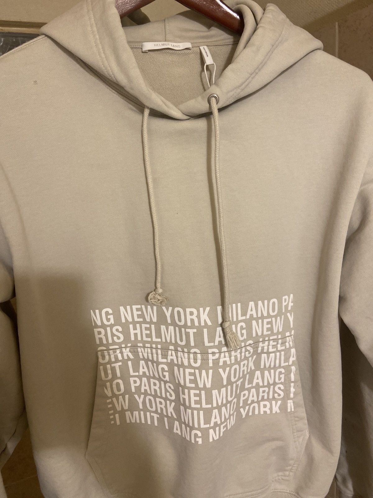 Helmut Lang Helmut Lang City logo Hoodie Size US L / EU 52-54 / 3 - 1 Thumbnail
