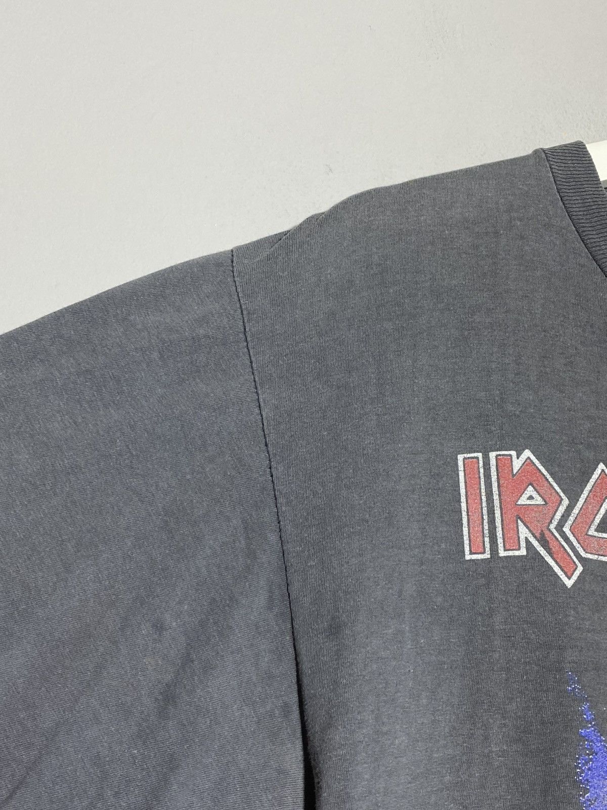 Iron Maiden 1988 Iron Maiden England Vintage Rock Band Tour T-Shirt Tee Size US L / EU 52-54 / 3 - 9 Thumbnail
