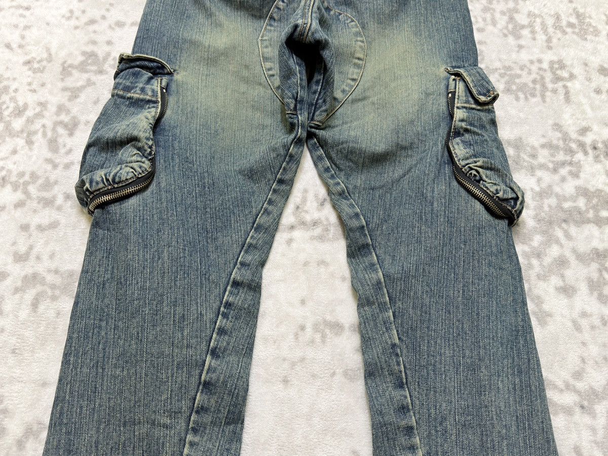 Le Grande Bleu (L.G.B.) TETTSUP Utility 3D Pocket Distressed Low Rise Skinny Cargo Size US 30 / EU 46 - 12 Thumbnail