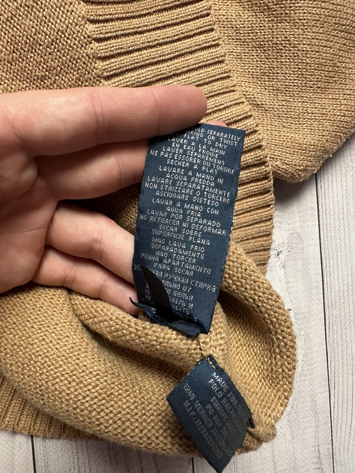Polo Ralph Lauren × Vintage Vintage Polo Ralph Lauren Sweater knitted size XXL logo Size US XXL / EU 58 / 5 - 6 Thumbnail