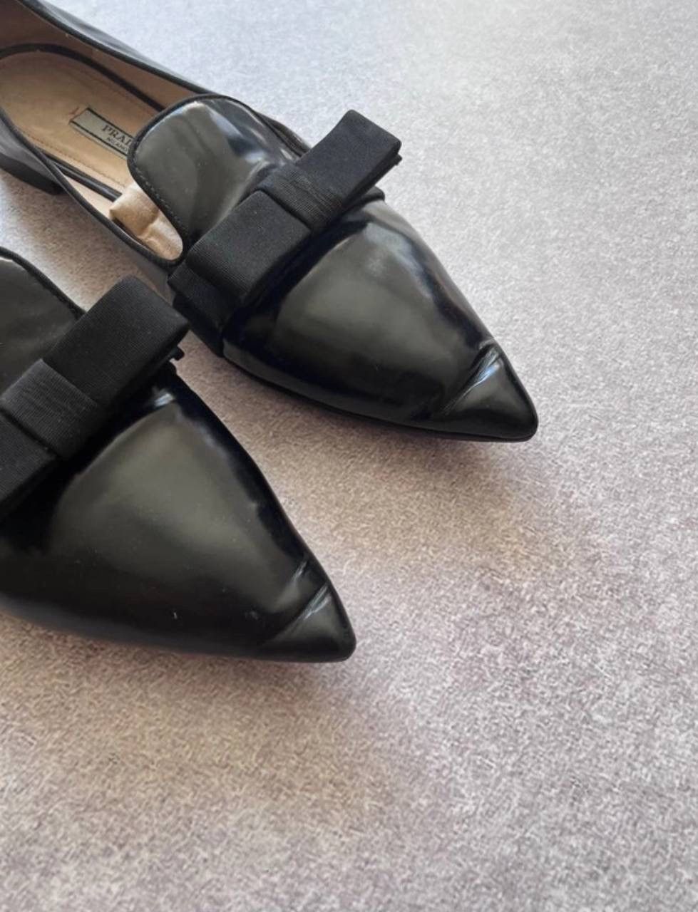 Prada Vintage Prada Low Archival Leather Flats EUR 38.5 Size US 8.5 / IT 38.5 - 5 Thumbnail