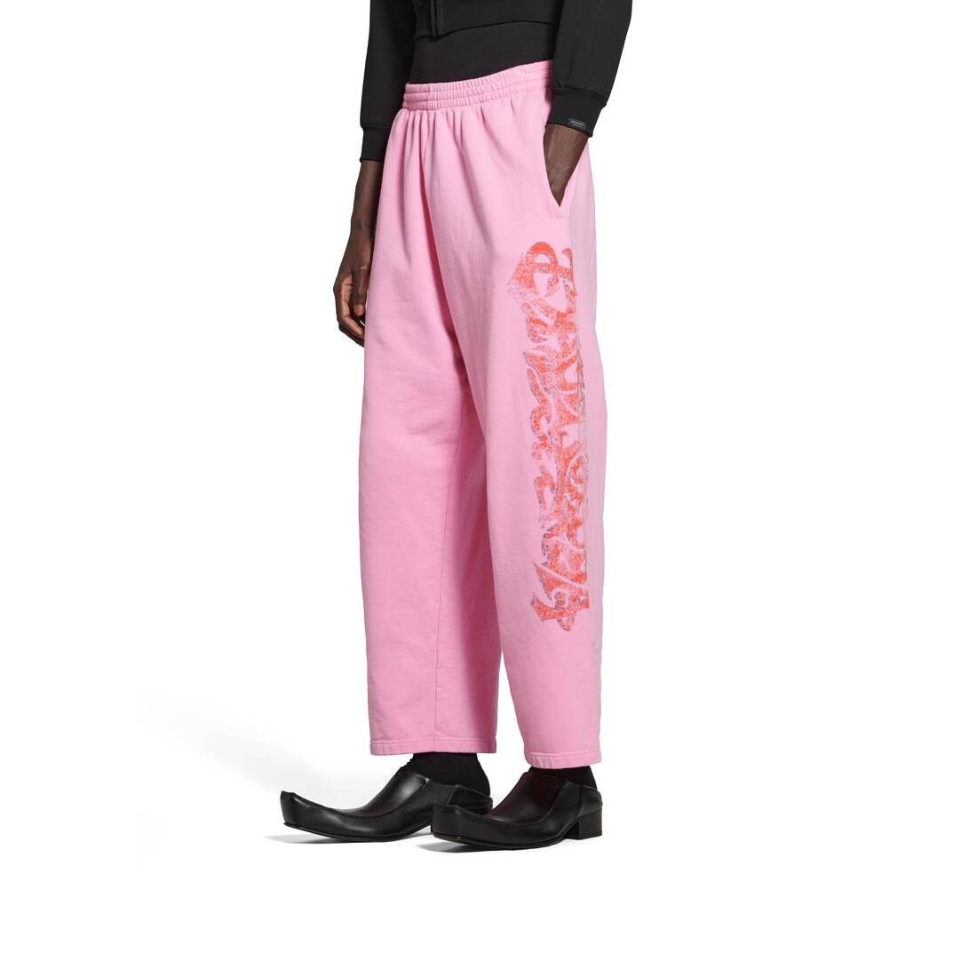 Balenciaga o1tr1nto0725 Offshore Baggy Sweatpants & Joggers in Pink Size US 32 / EU 48 - 5 Thumbnail