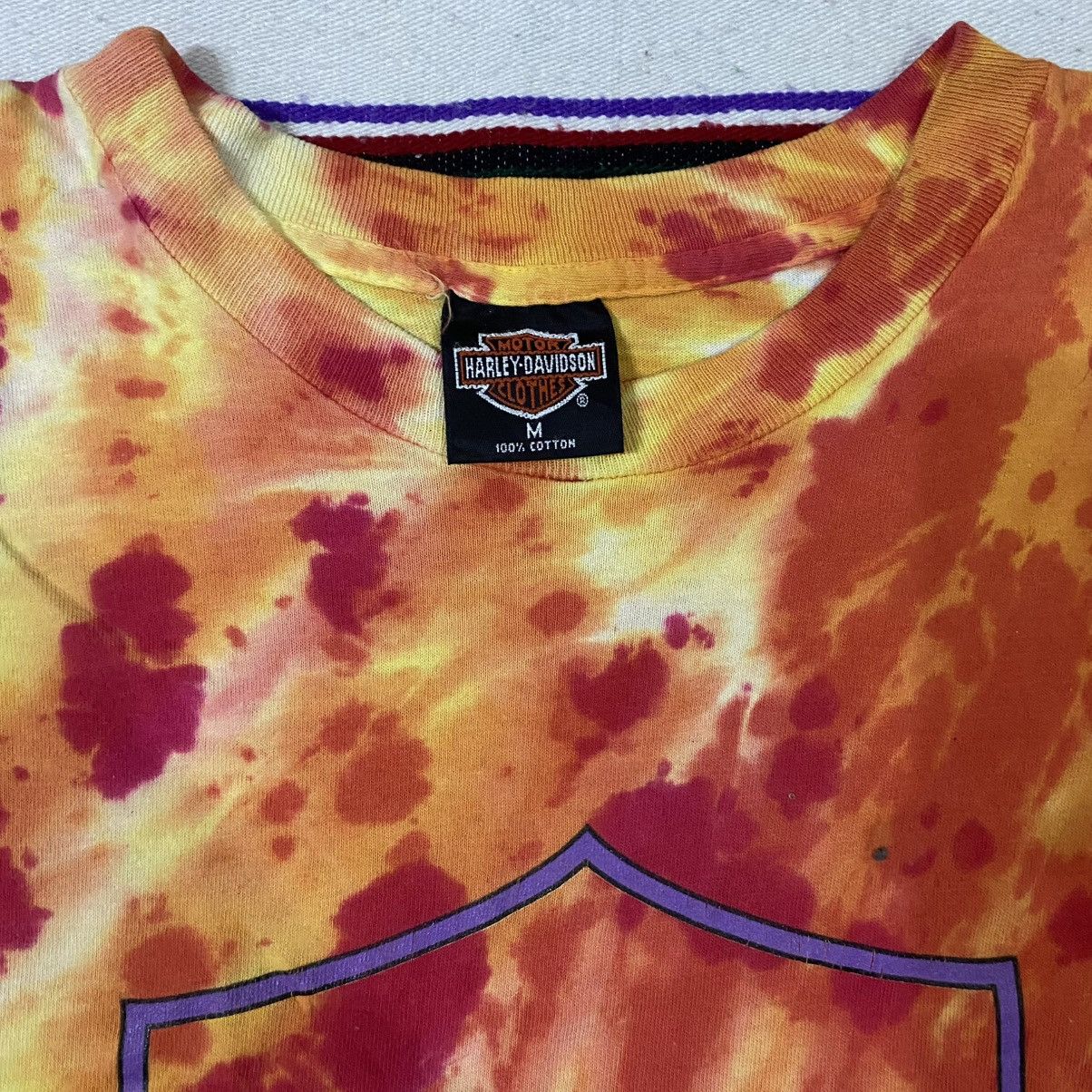 Harley Davidson × West Coast Choppers HARLEY DAVIDSON TYE DYE SHIRT Size US M / EU 48-50 / 2 - 3 Thumbnail