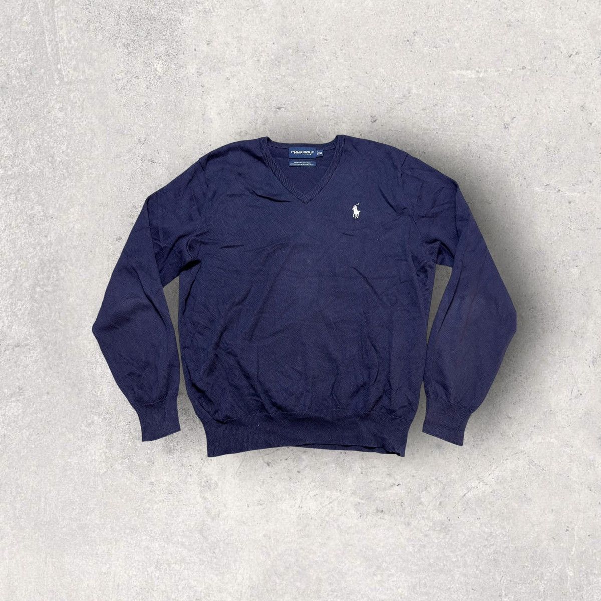 Polo Ralph Lauren × Vintage Vintage Polo Golf Pima cotton sweater Size US M / EU 48-50 / 2 - 1 Thumbnail