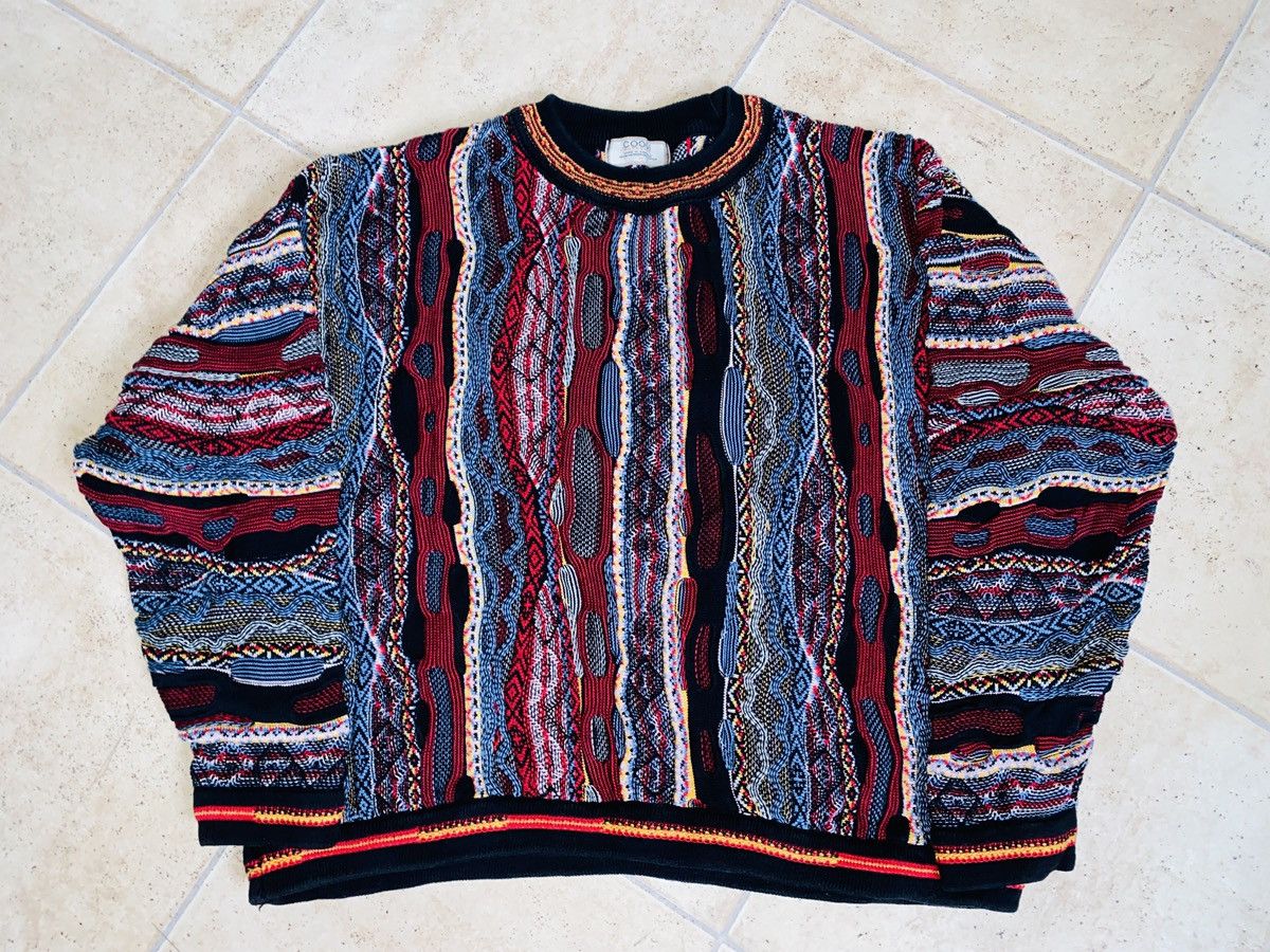 Coogi × Supreme Rare Vintage 3D Cotton Knit Sweater Supreme Patta Size US XL / EU 56 / 4 - 2 Thumbnail