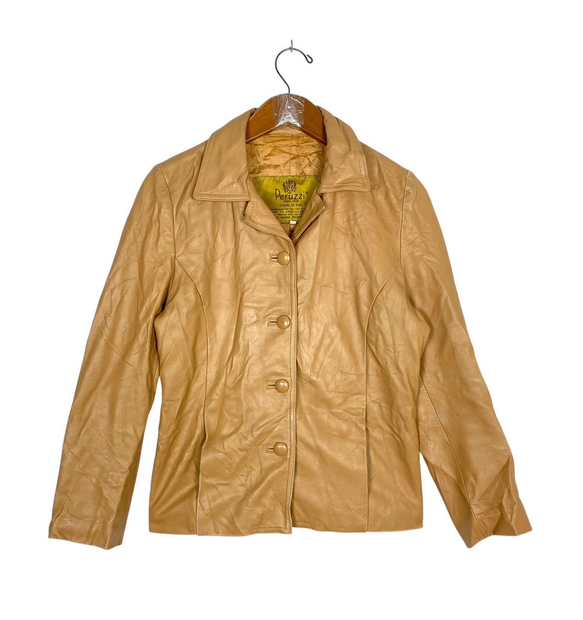 Vera Pelle Rare‼️ Vintage Peruzzi Vera Pelle Jacket Made in Italy Size XS / US 0-2 / IT 36-38 - 1 Thumbnail