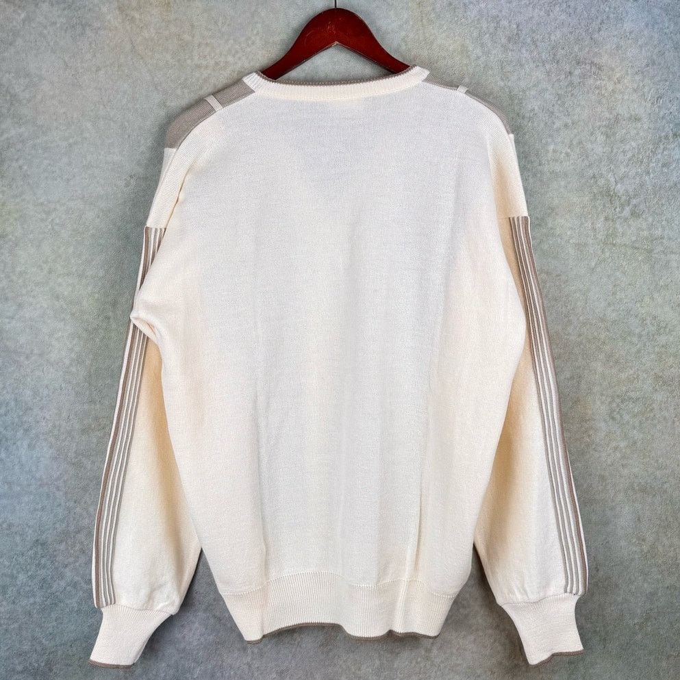 Gabicci × Vintage VTG 90s Gabicci Knit Sweater XL Tan Beige Italy Soprano Size US XL / EU 56 / 4 - 8 Thumbnail