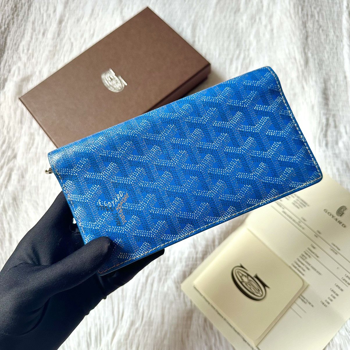 Goyard Goyard Richelieu Long Wallet Blue Size ONE SIZE - 2 Thumbnail
