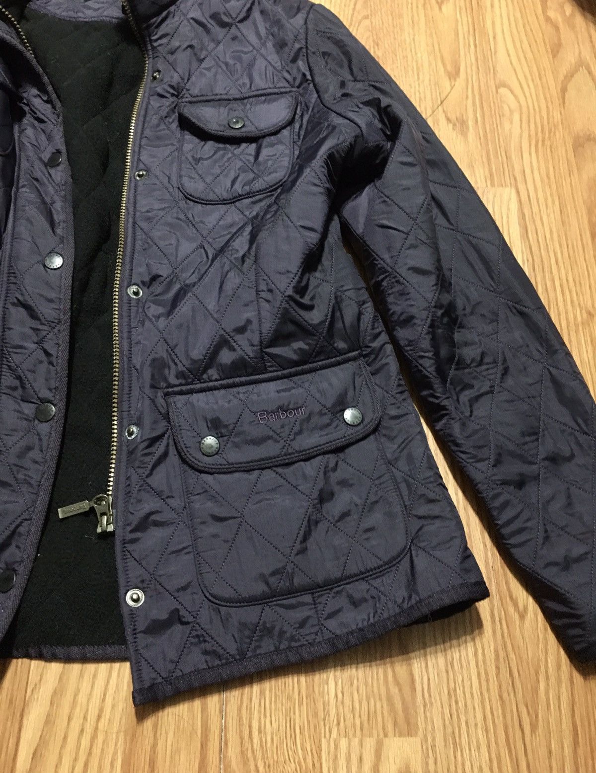 Barbour BARBOUR Dark Purple Womens Jacket EU38 US8 Size M / US 6-8 / IT 42-44 - 6 Thumbnail