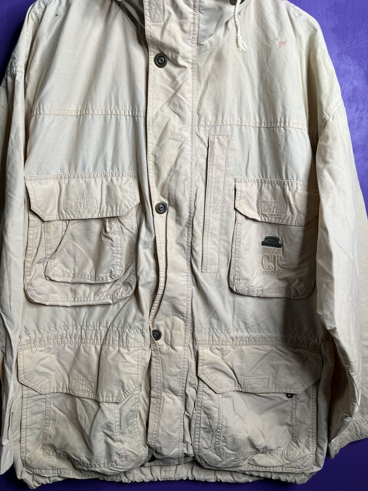 Vintage 90s Camel trophy adventure wear light jacket