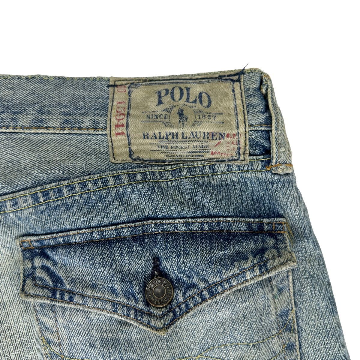 Polo Ralph Lauren 🌟POLO RL ROCKLAND PATCHWORK NATIVE DENIM PANTS Size US 34 / EU 50 - 13 Thumbnail