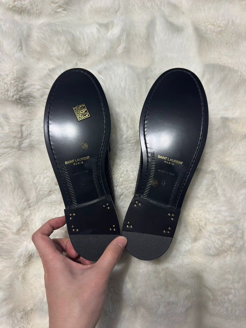 Saint Laurent Paris saint Laurent parisRare Leather Men's Loafers Leather Shoe Size US 9 / EU 42 - 6 Thumbnail