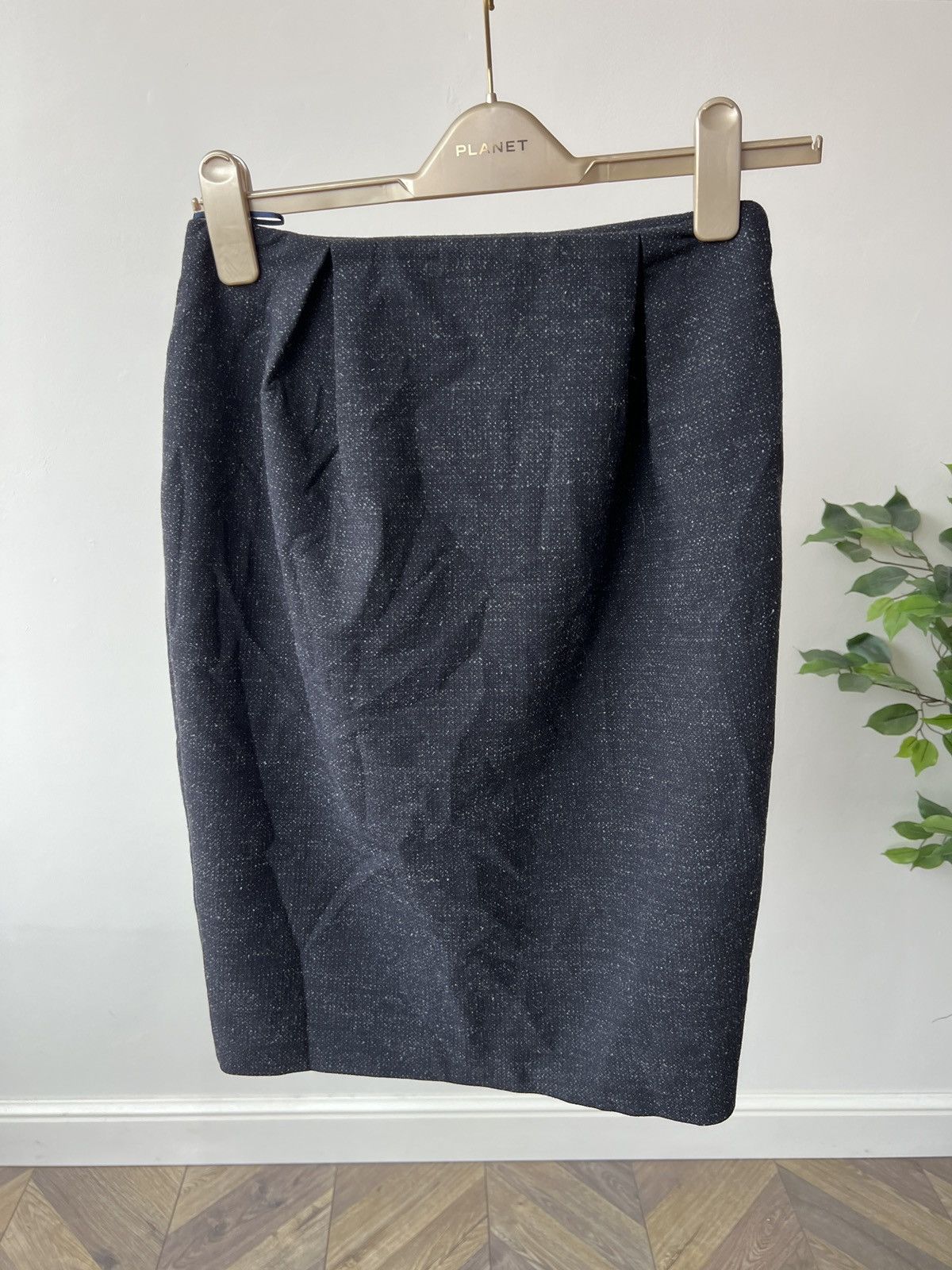 Jil Sander Vintage Jil Sander Wool Pencil Skirt Size 24" / US 00 / IT 34 - 1 Thumbnail