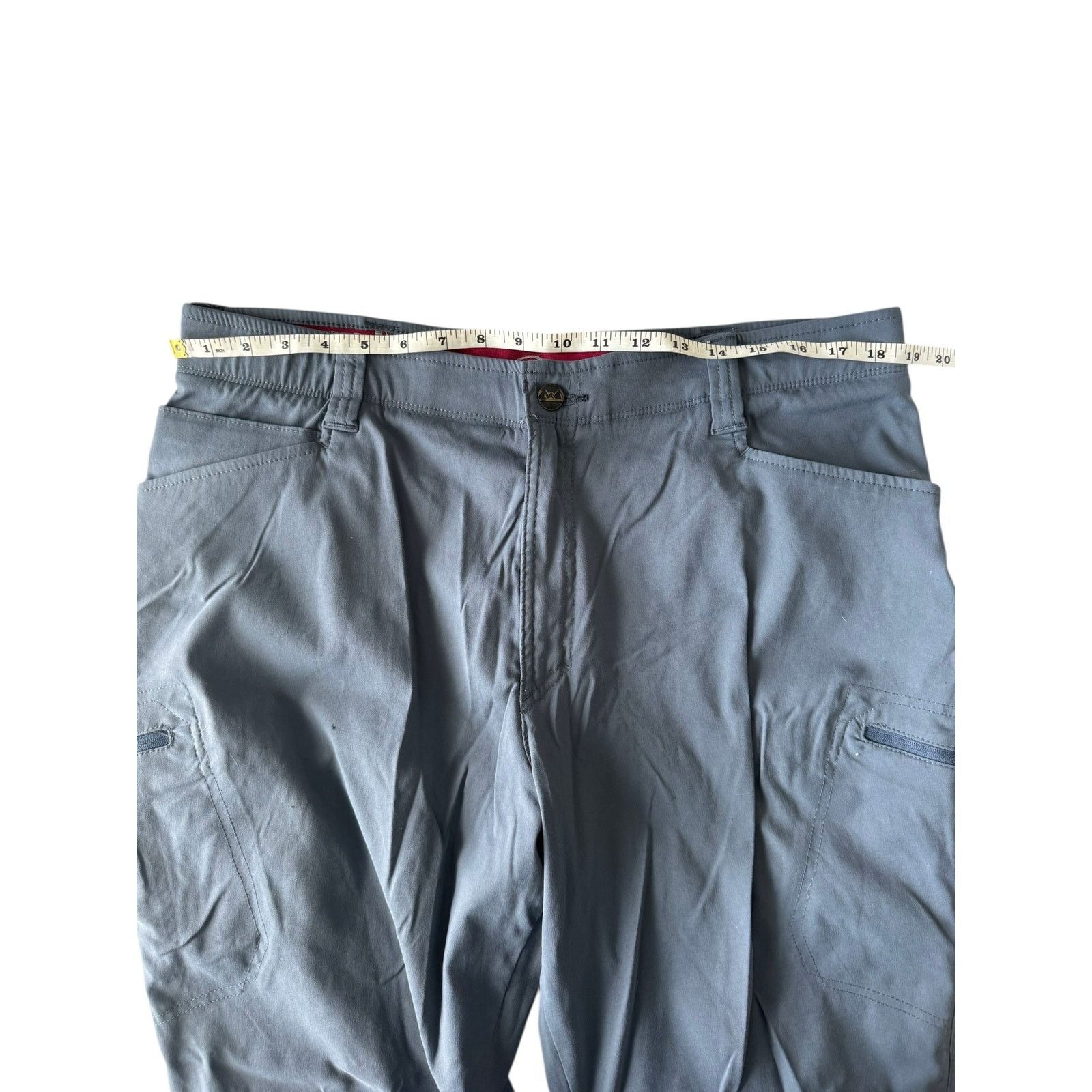 Wrangler Wrangler Outdoor Men’s Large Performance Pants Gray 36 x 29 Size US 36 / EU 52 - 6 Thumbnail