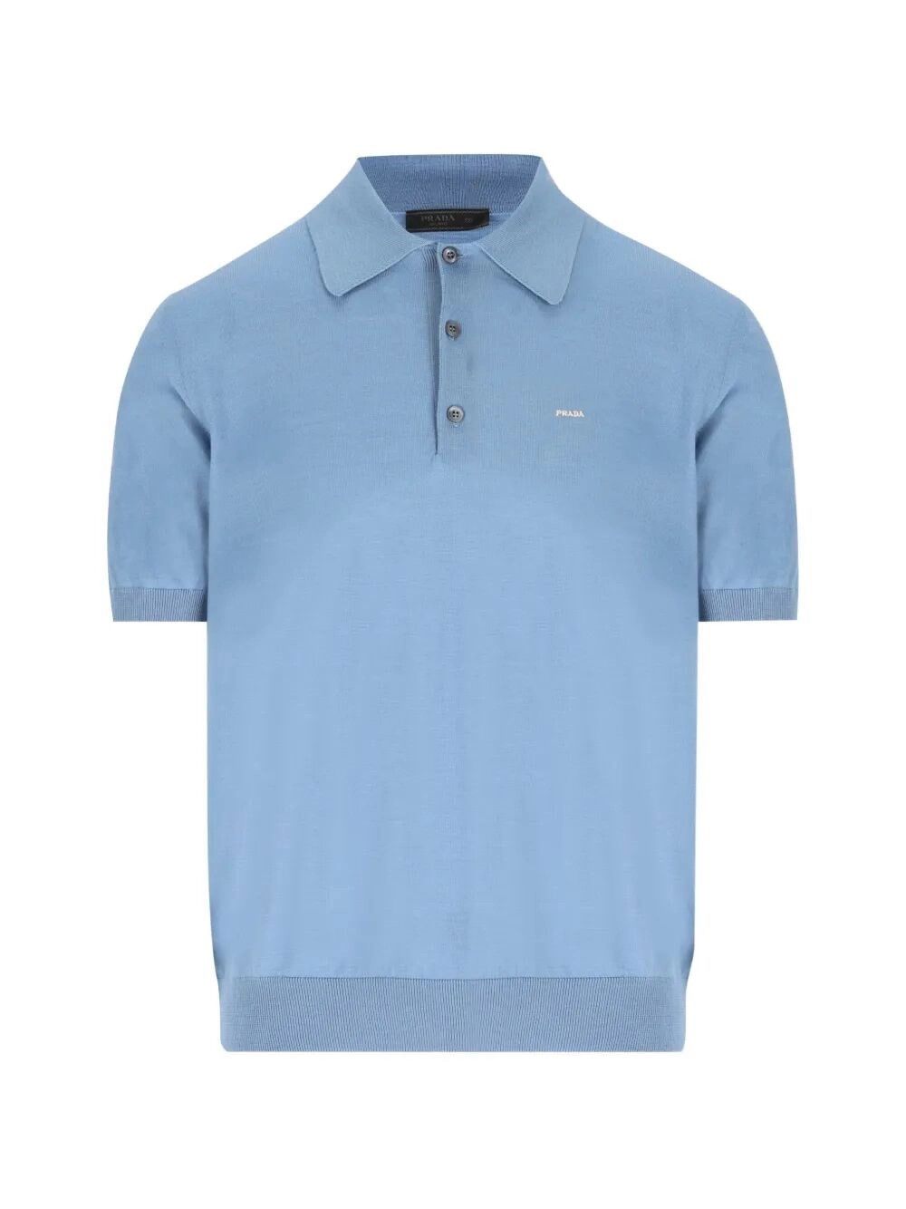 Prada Superfine Wool Polo Shirt Size US XL / EU 56 / 4 - 1 Thumbnail