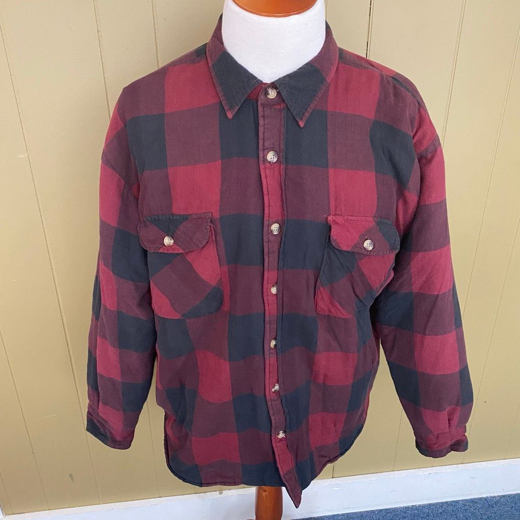 Basic Editions Basic Editions men XL 100% cotton button up midweight coat w Size US XL / EU 56 / 4 - 1 Thumbnail
