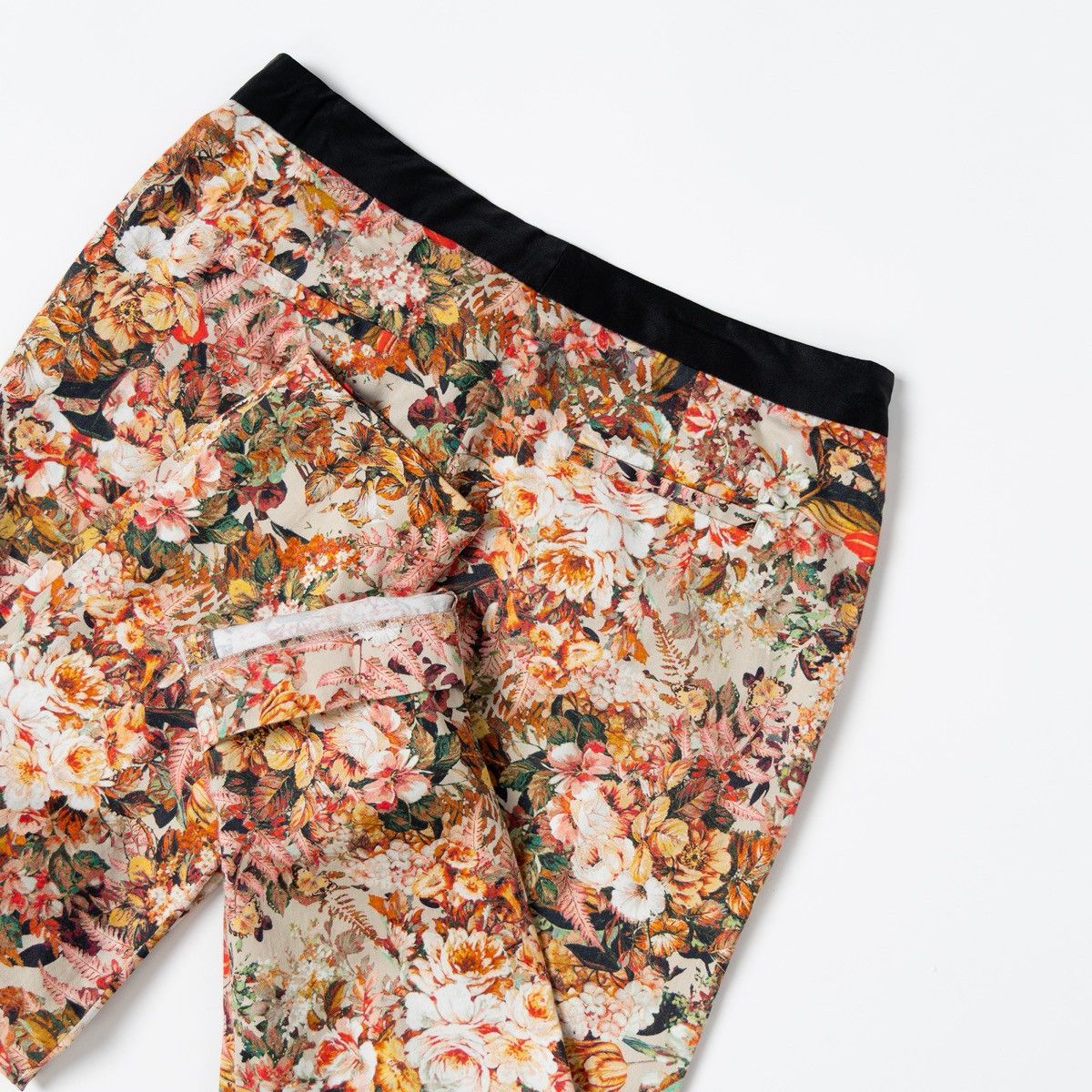 Zara Zara Womens Floral Trousers Multicolor Pants Pockets Casual Size 30" / US 8 / IT 44 - 4 Thumbnail