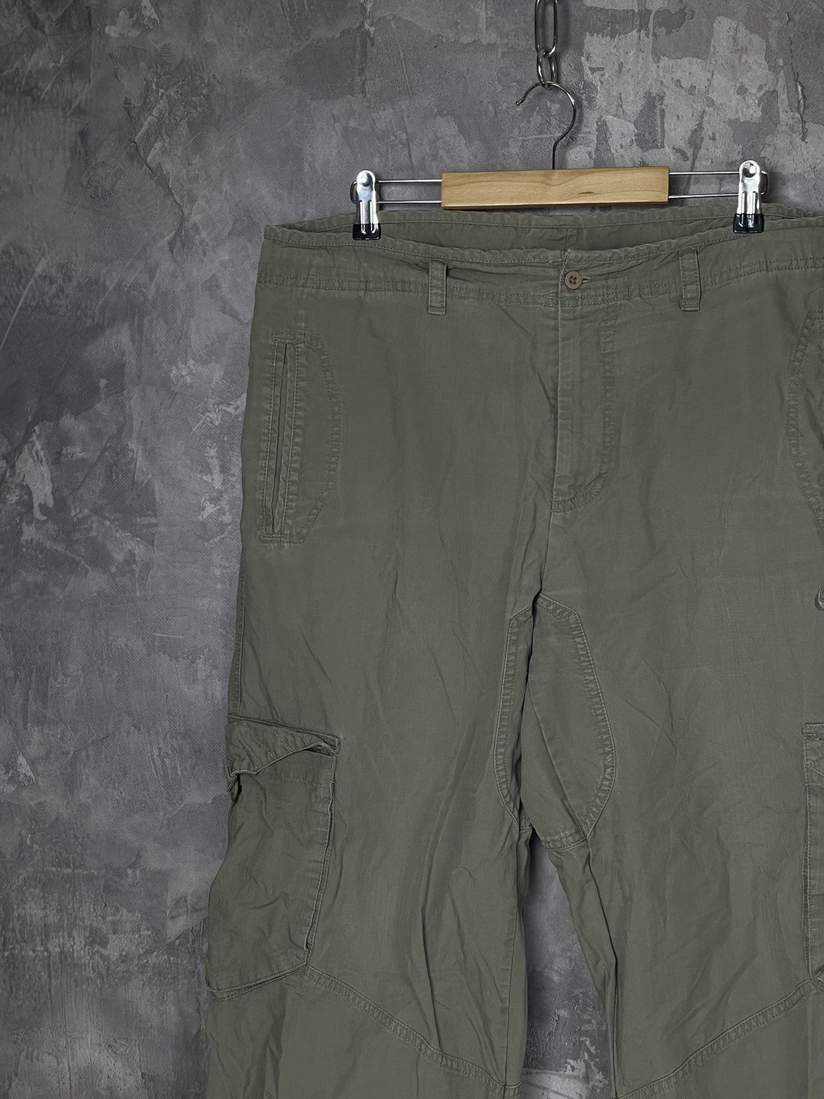 Other Vintage Cargo Pants Nike Avangarde Watanage Faded BaggyFit Size US 36 / EU 52 - 3 Thumbnail