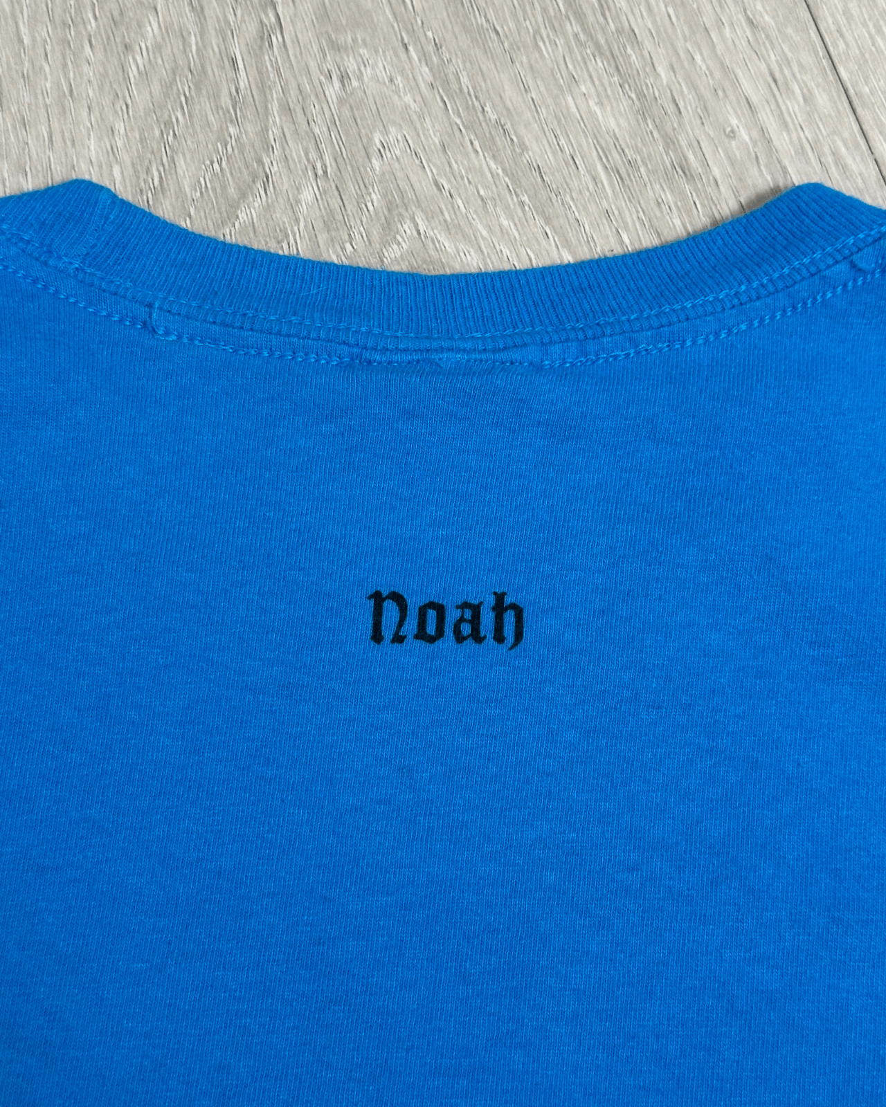 Noah Noah SS19 Vayu Wind God Embroidered Men's Blue T-Shirt - XS Size US XS / EU 42 / 0 - 4 Thumbnail
