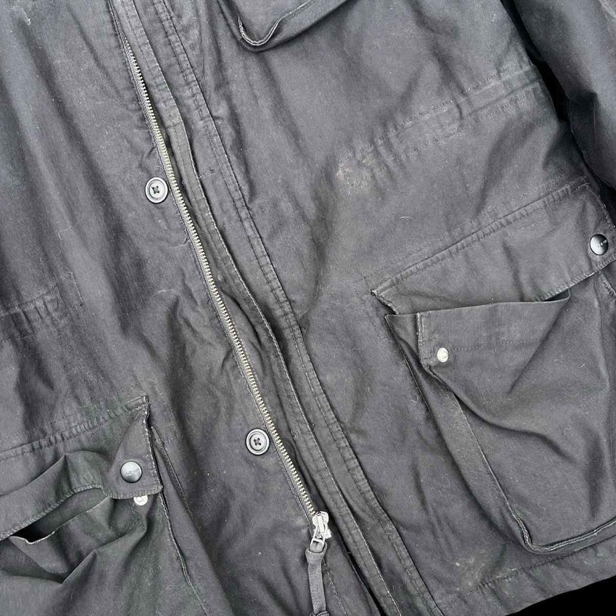 Other Vintage Old Navy Multi Pocket Size XL Trench Coat Hooded Y2K Size US XL / EU 56 / 4 - 4 Thumbnail