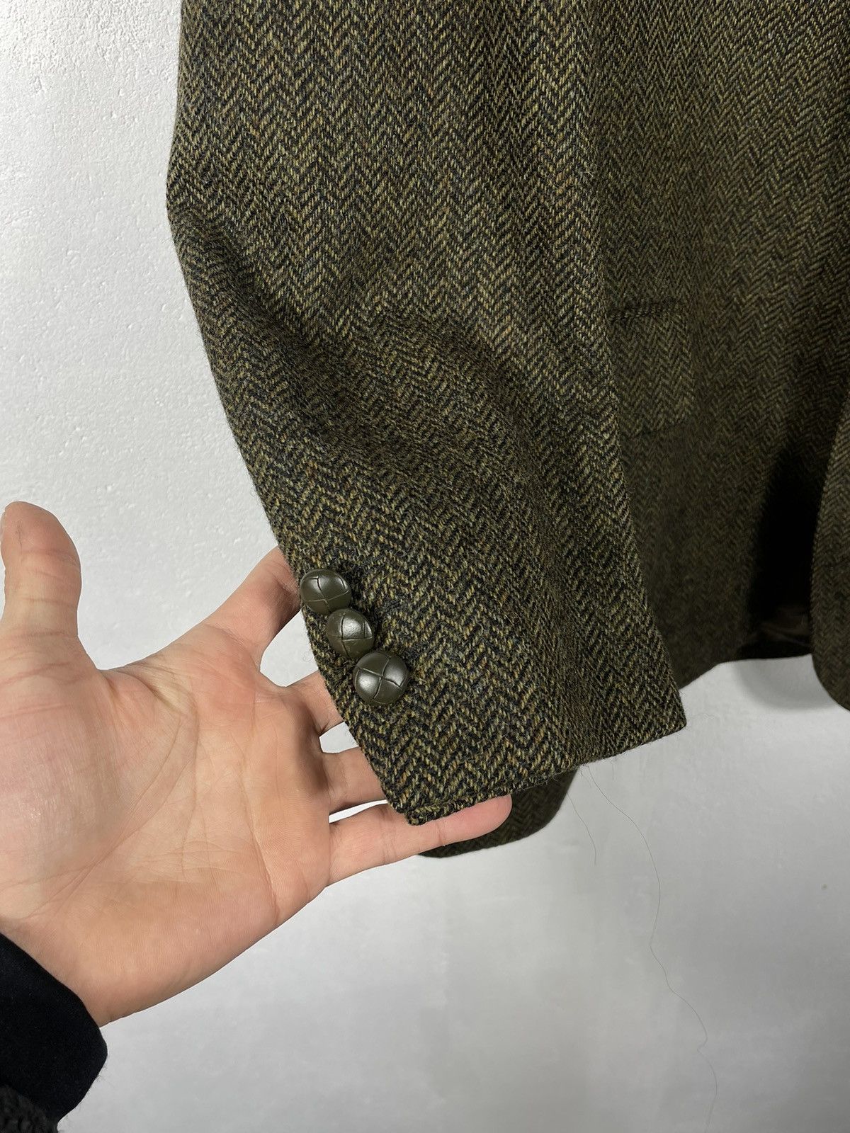 Burberry × Designer × Vintage Burberry Retro 90s Button Ups Blazer Suit Jakcet Wool Size US XL / EU 56 / 4 - 4 Thumbnail