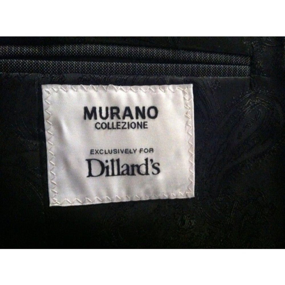 Murano MURANO MENS GRAY 100%WOOL SPORT COAT BLAZER JACKET SIZE: 36R Size 36R - 10 Thumbnail