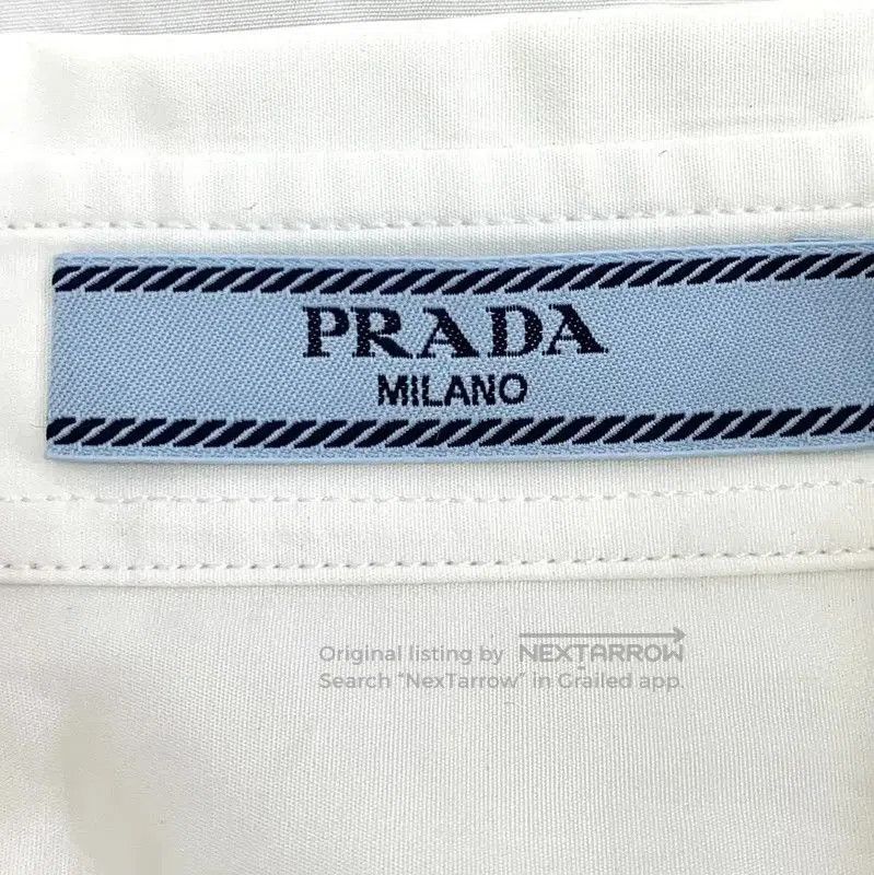Other Prada White Cotton Women's Shirt. Size S / US 4 / IT 40 - 7 Thumbnail