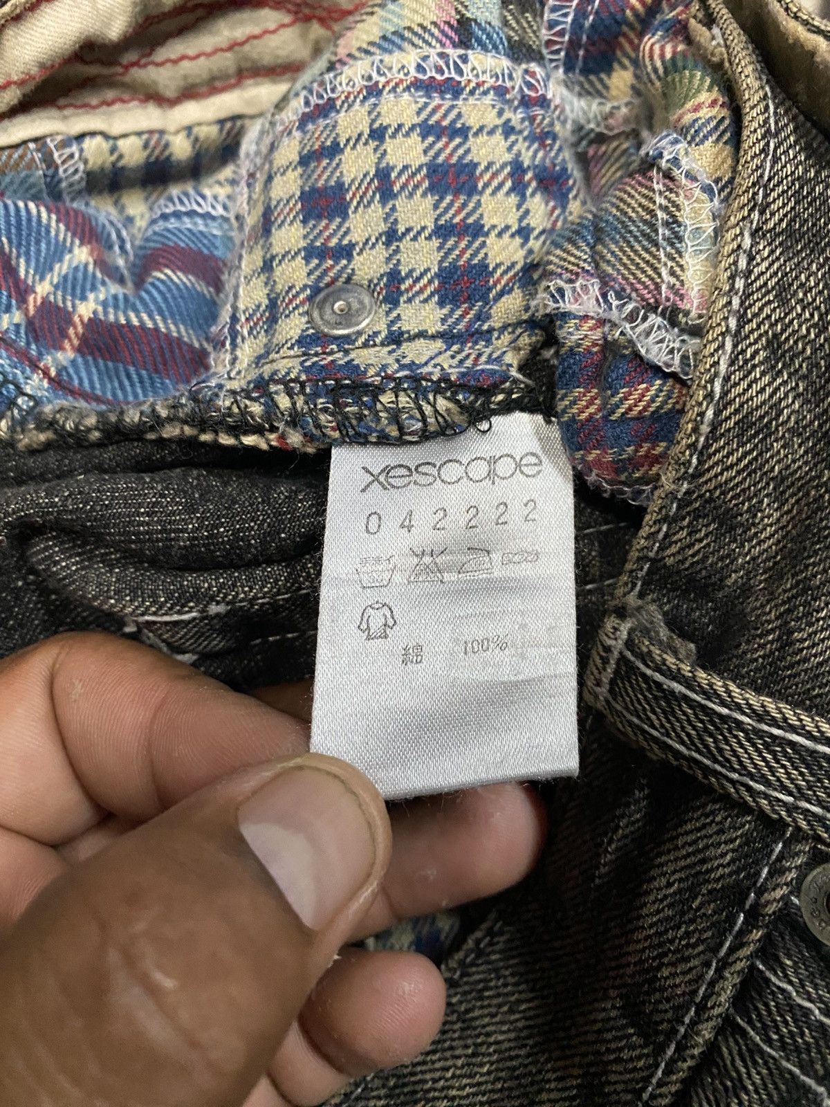 Designer × Japanese Brand Vintage Xescape Jeans Selvedge Size US 34 / EU 50 - 18 Thumbnail