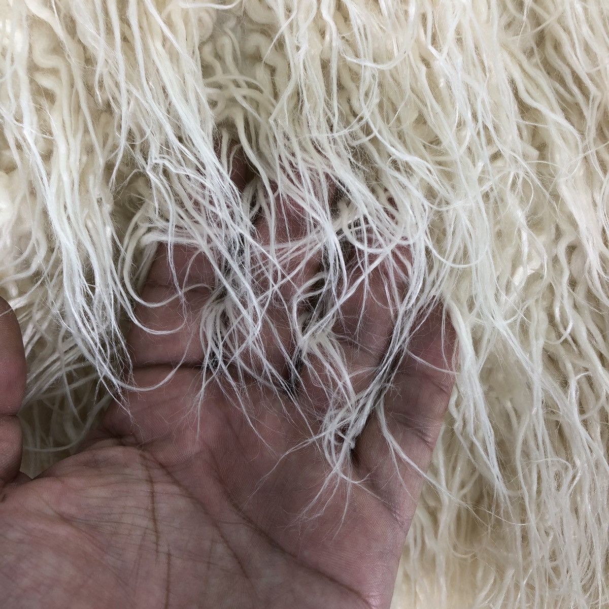 Japanese Brand Vintage Cardigan Hairy Sherpa Faux Fur by Natural Couture Size US M / EU 48-50 / 2 - 9 Thumbnail