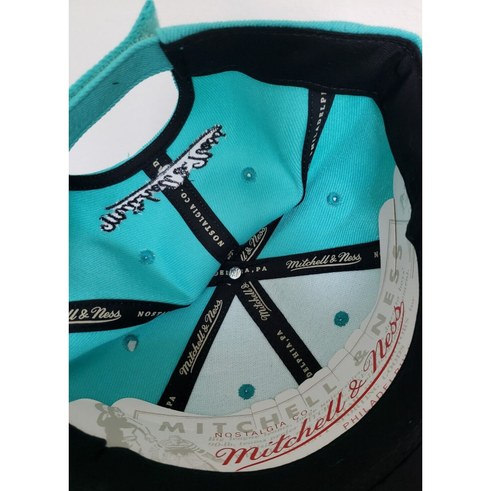 Mitchell & Ness Vancouver Grizzlies Hat Strap Strapback Blue Mitchell Ness Size ONE SIZE - 5 Thumbnail
