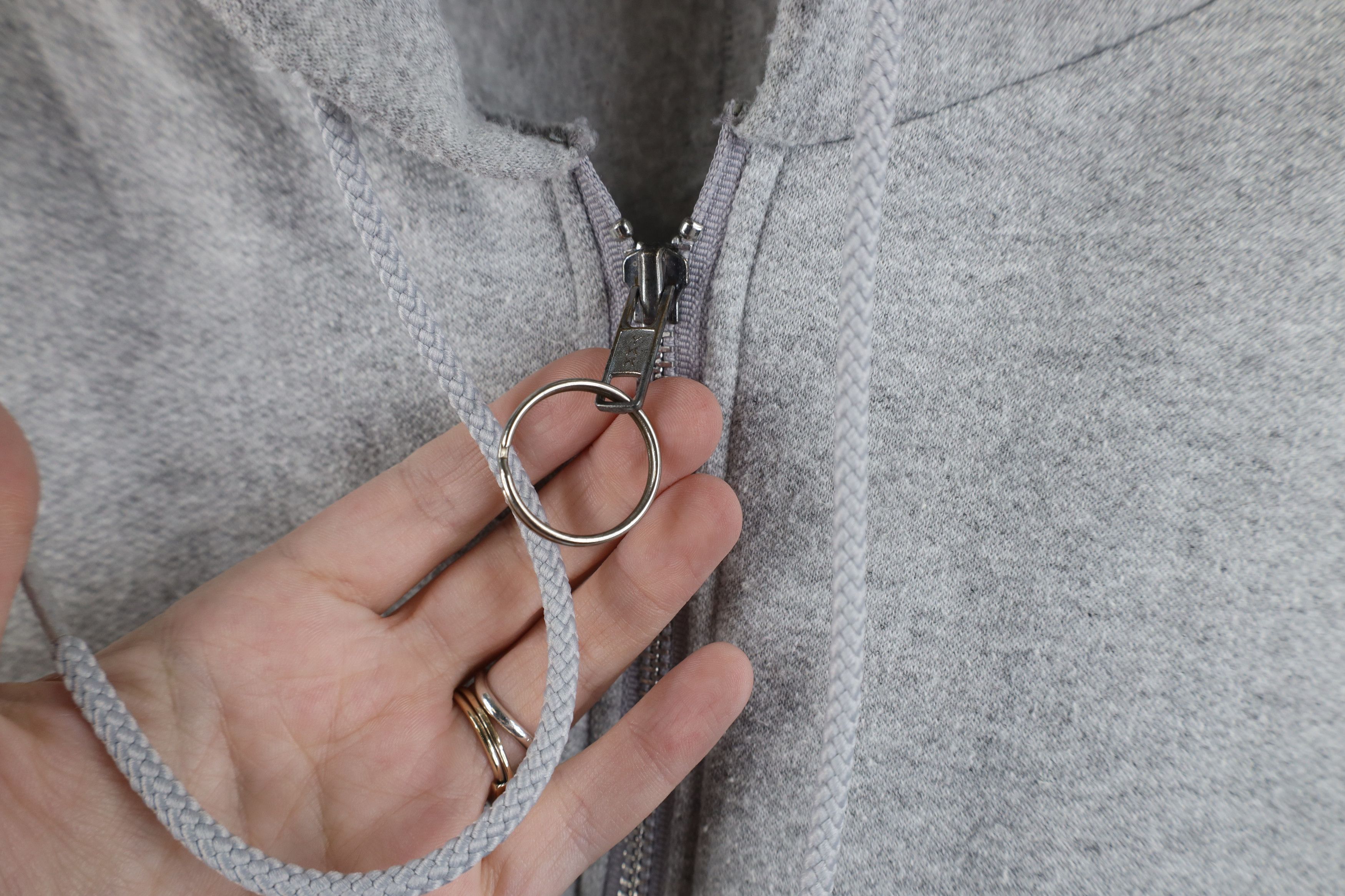 Champion × Vintage Vintage 90s Champion Full Zip Hoodie Sweatshirt Heather Gray Size US XXL / EU 58 / 5 - 7 Thumbnail