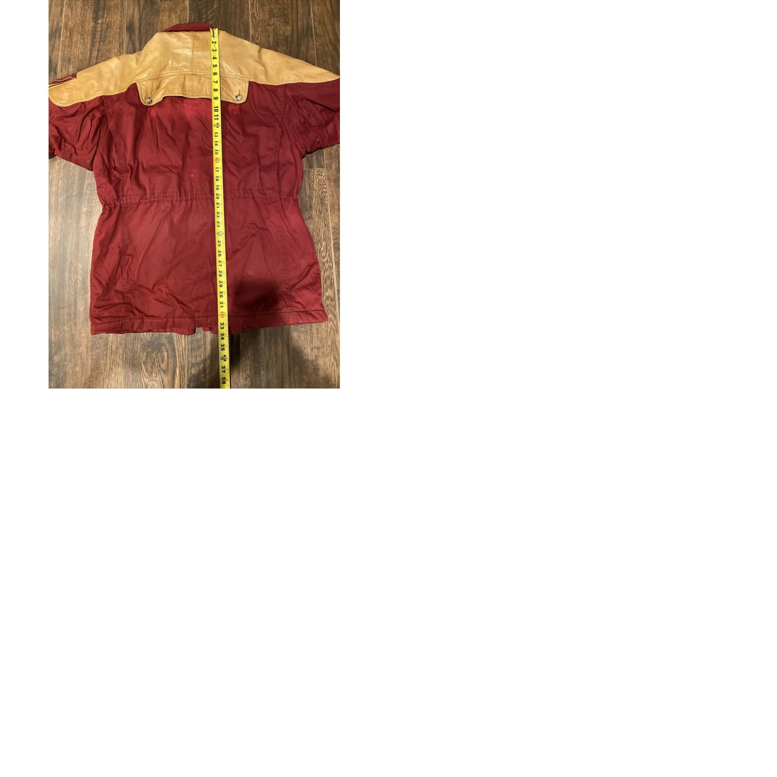 Vintage Willis & Geiger Men's Ranger Jacket Safari Leather Patches M Red 1990s Outdoor Outdoor Safari/Outdoors Size US M / EU 48-50 / 2 - 9 Thumbnail