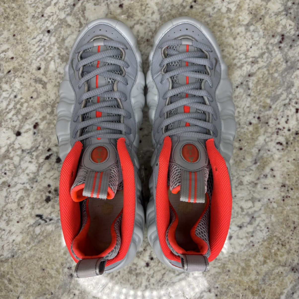 Nike Size 10.5-Nike Foamposite Premium Pure PlatinumNO BOX/INSOLE Size US 10.5 / EU 43-44 - 6 Thumbnail