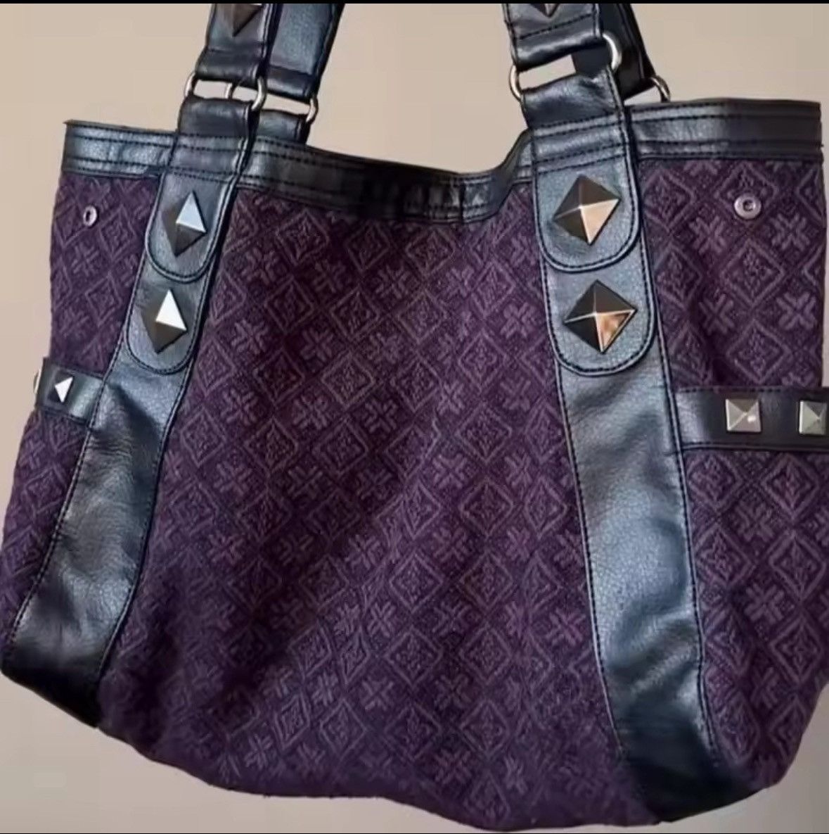Other Hello Kitty Vintage Purple Handbag Y2K Gothic Style Size ONE SIZE - 4 Thumbnail