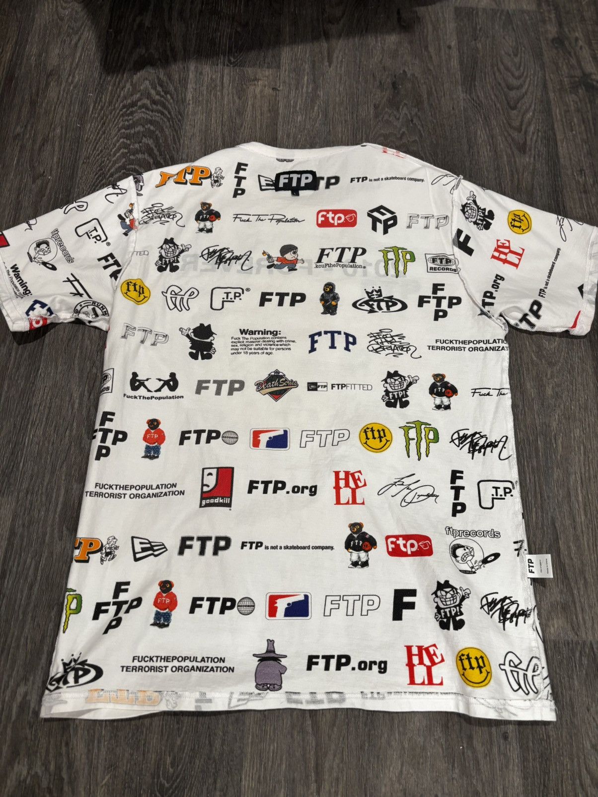 Fuck The Population FTP 13 Year Anniversary Size US L / EU 52-54 / 3 - 3 Thumbnail
