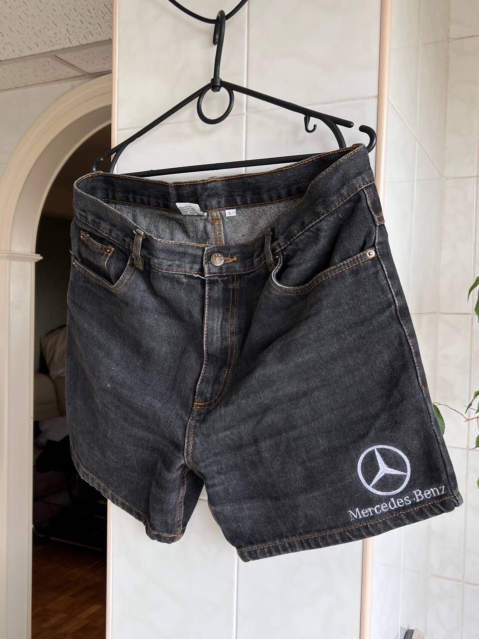 Mercedes-Benz × Vintage Vintage Mercedes Benz Denim Jeans Shorts Size US 32 / EU 48 - 1 Thumbnail
