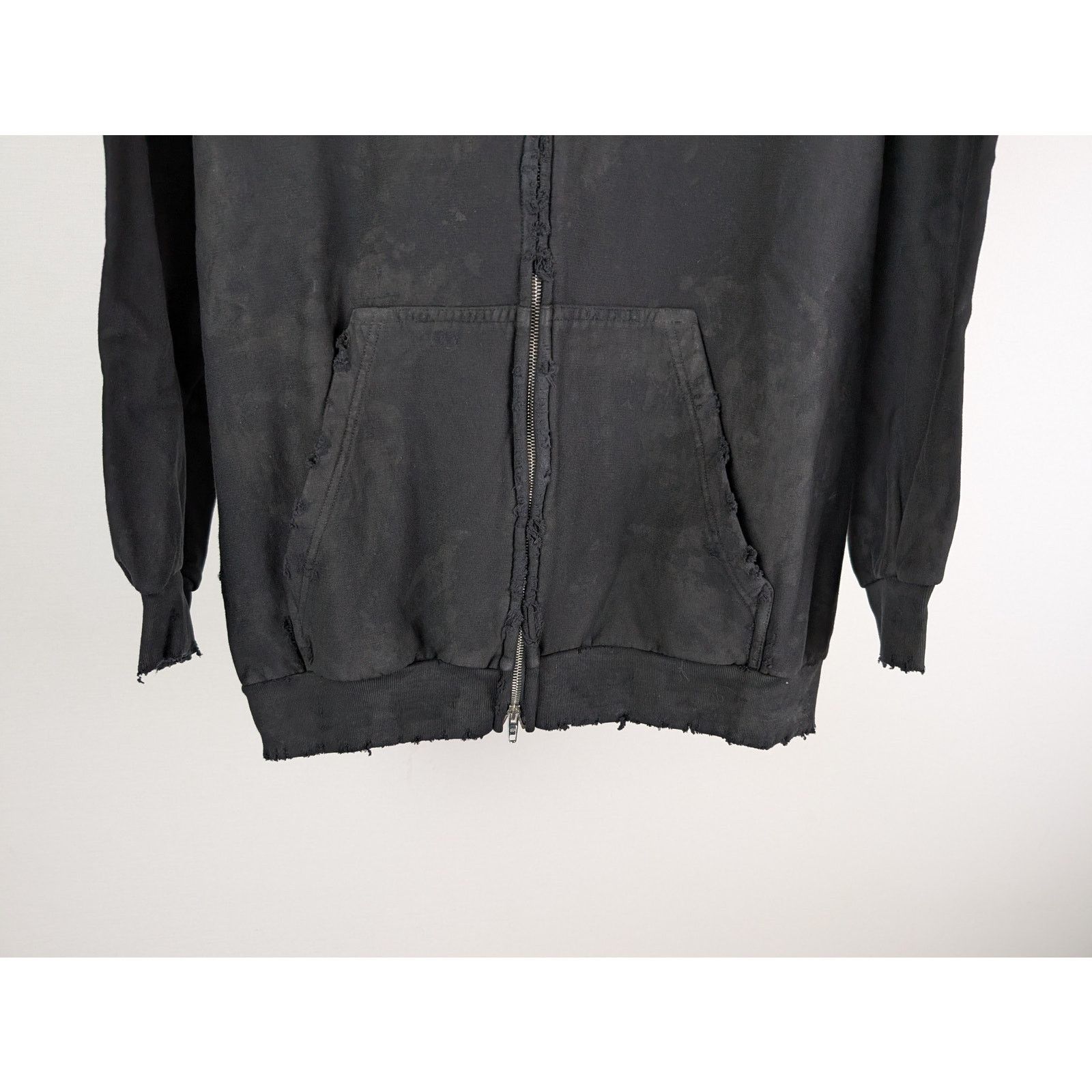 Balenciaga o1rshd1 Gaffer Med Moll Small Fit Zip up Hoodie Black Size US S / EU 44-46 / 1 - 3 Thumbnail
