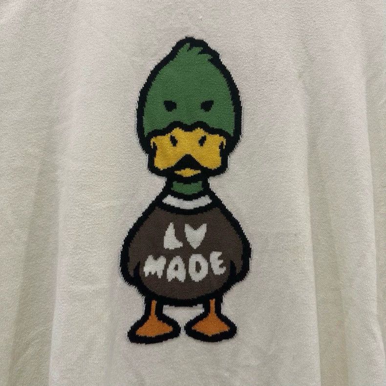Louis Vuitton Louis Vuitton Nigo Signature Beige Cartoon Duck Knit Short Size US S / EU 44-46 / 1 - 4 Thumbnail