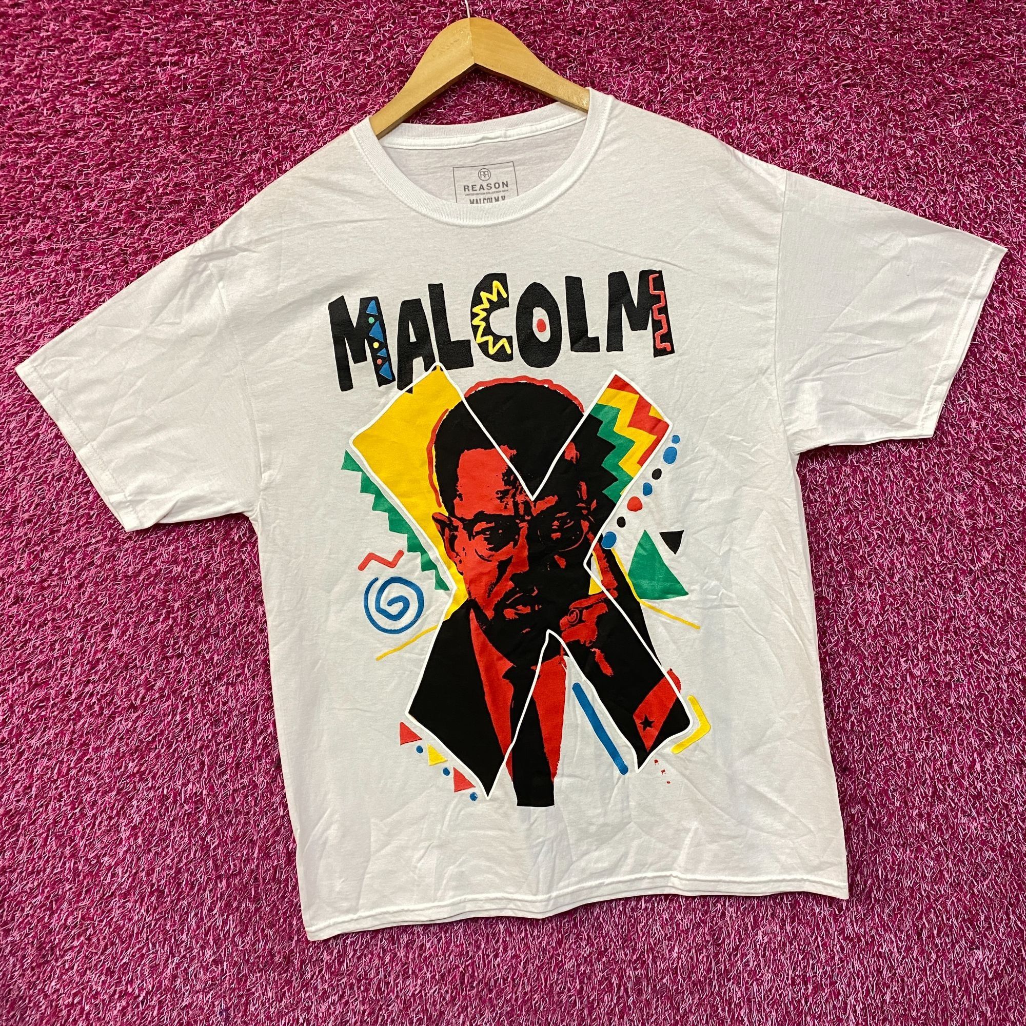 Reason Reason Malcolm X 90s Artist Edition T-Shirt Large Size US L / EU 52-54 / 3 - 3 Thumbnail