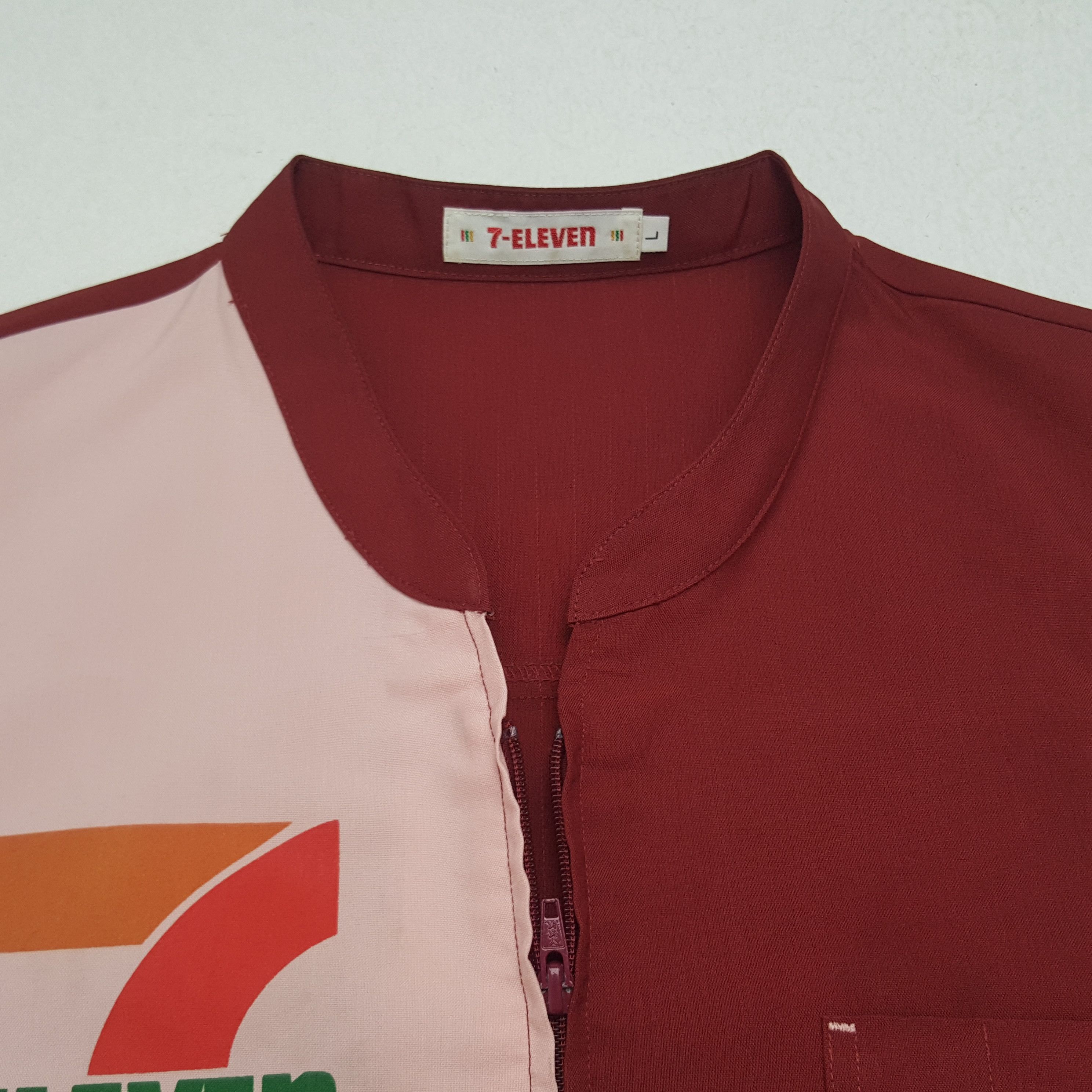 Japanese Brand × Uniform Wares × Vintage Vintage 7 Eleven Zipper Uniform Jacket Size US L / EU 52-54 / 3 - 5 Thumbnail
