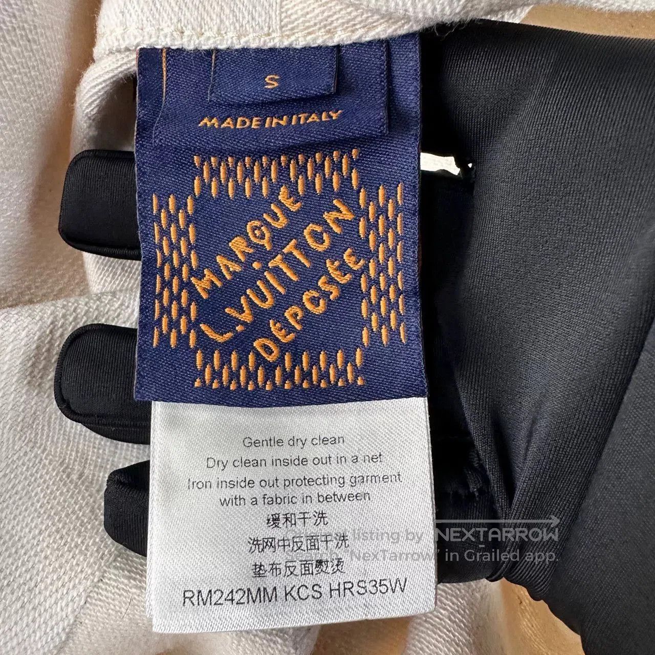Louis Vuitton Louis Vuitton SS24 Beige Check Embroidered Shirt. Size US S / EU 44-46 / 1 - 4 Thumbnail