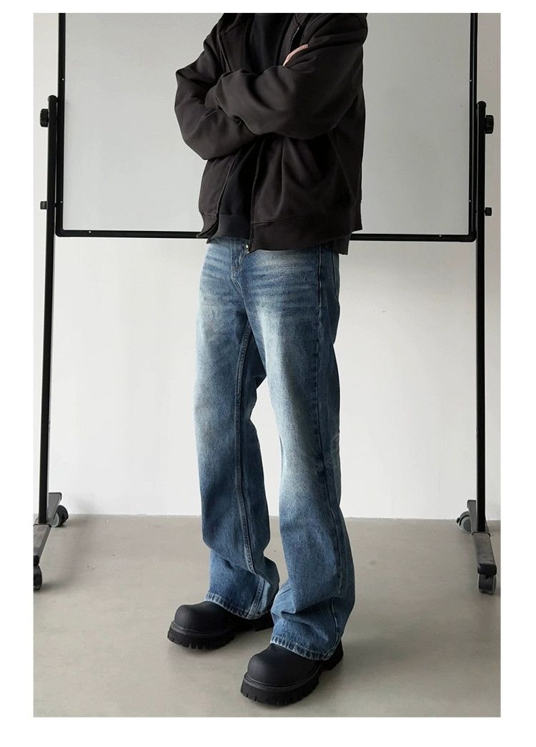 Jean × Vintage washed faded cleanfit yuppie y2k retro loose jeans Size US 32 / EU 48 - 4 Thumbnail