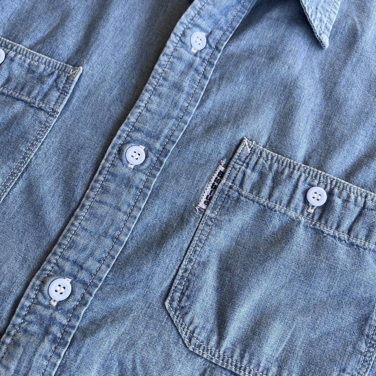 Blue Blue Japan Vintage Blue Blue Japan Denim Work Shirt Size US M / EU 48-50 / 2 - 4 Thumbnail