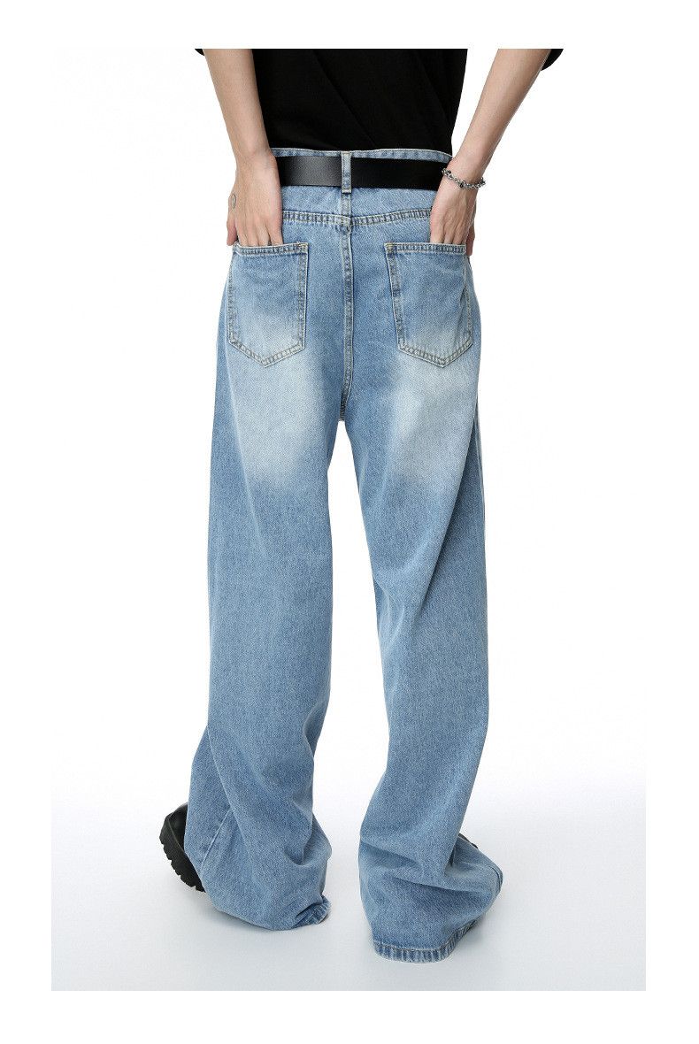 Japanese Brand Vintage American whisker loose straight jeans y2k Size US 32 / EU 48 - 5 Thumbnail