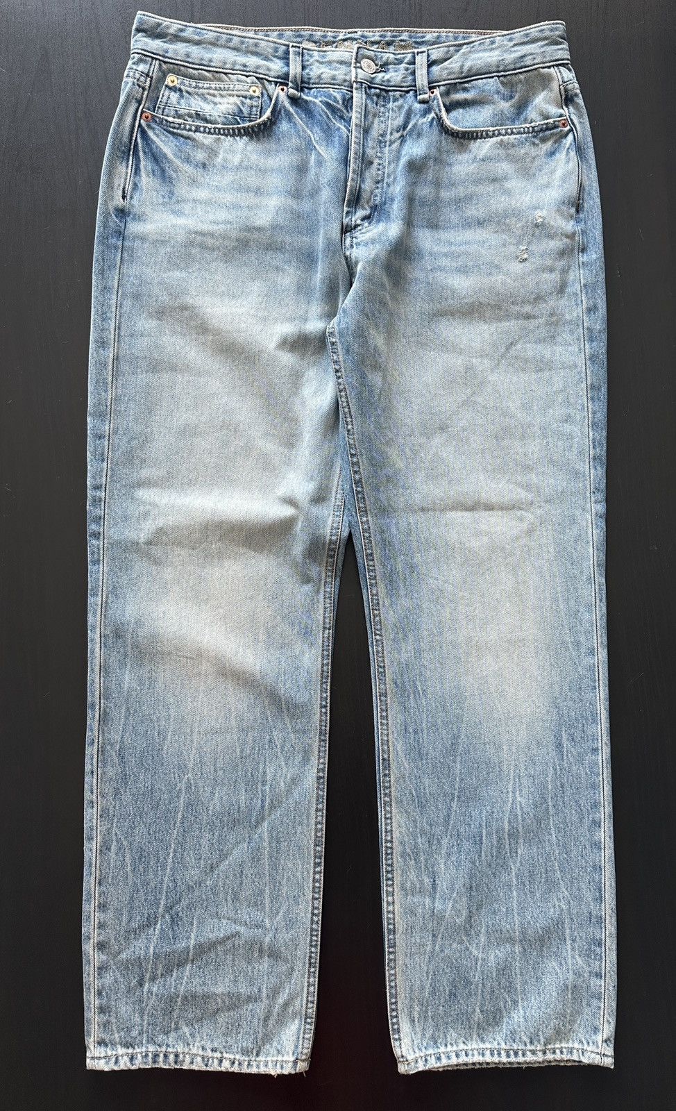 DENHAM Denham “Dagger” Jeans – Light Wash (W34 L32) Size US 34 / EU 50 - 1 Thumbnail
