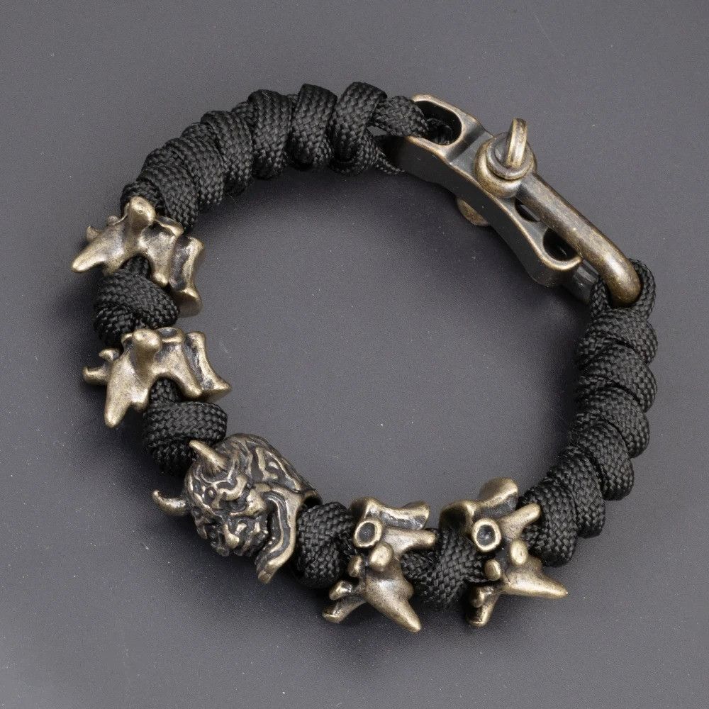 Jewelry Vintage Skull Bracelet Size ONE SIZE - 5 Thumbnail