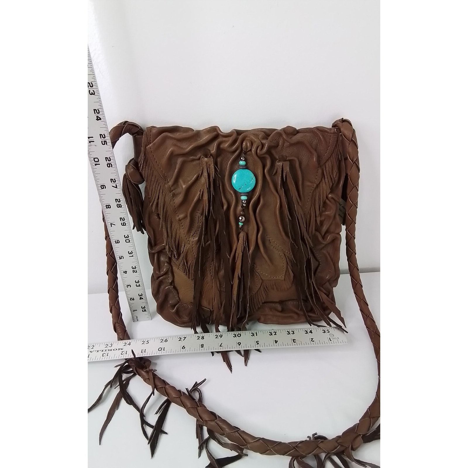 Other Freelance Design USA Purse Leather Brown Handbag NWT Size ONE SIZE - 8 Thumbnail
