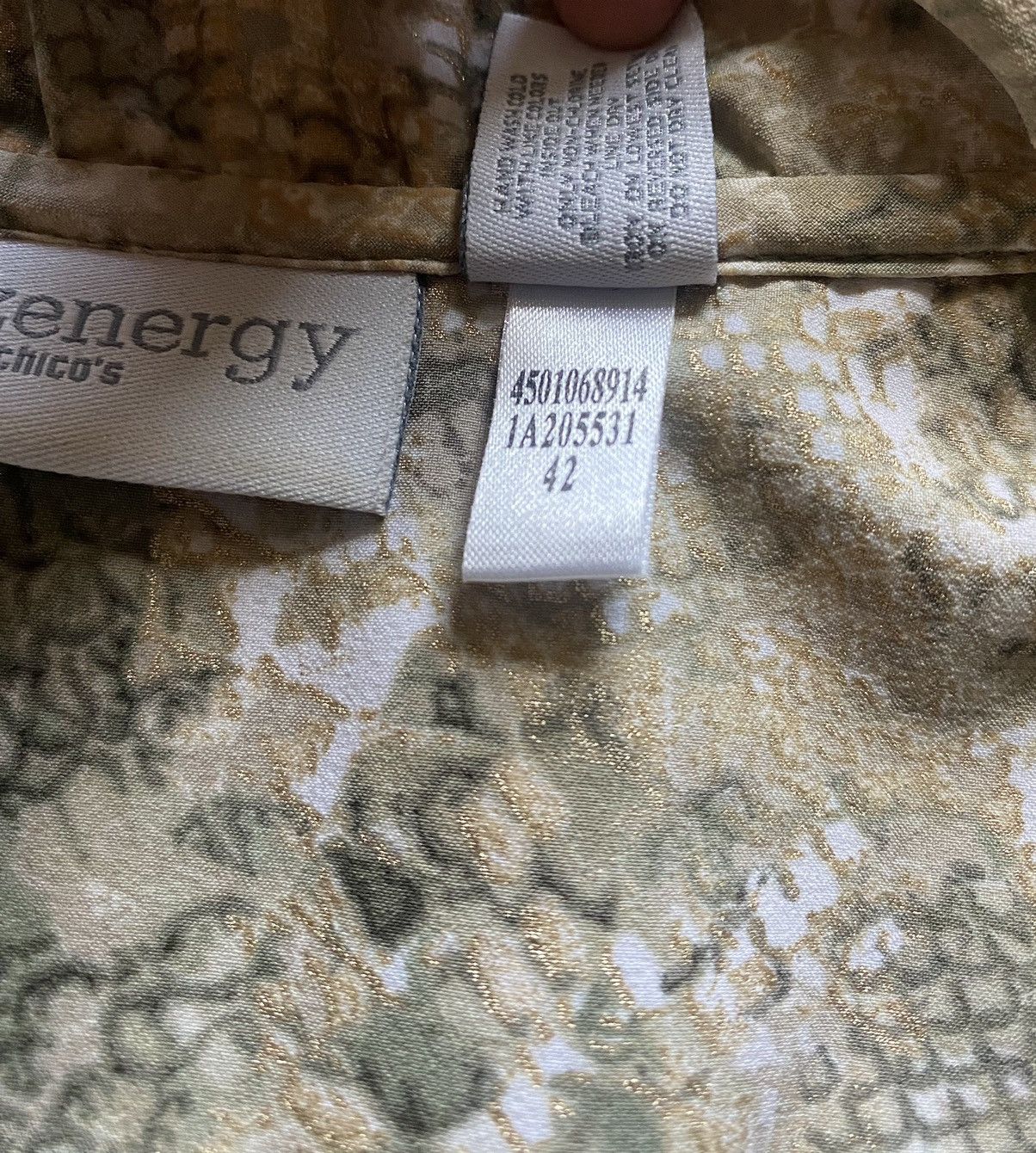 Chicos Zenergy x Chico’s Desert Camouflage lightweight vest 0 Size XS / US 0-2 / IT 36-38 - 11 Thumbnail